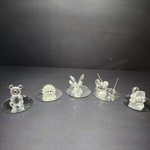 Swarovski Crystal Animal Figurines Set